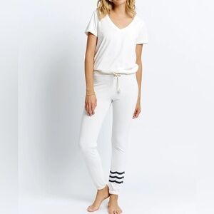 SOL ANGELES FLEECE JOGGER VINTAGE WHITE Size L